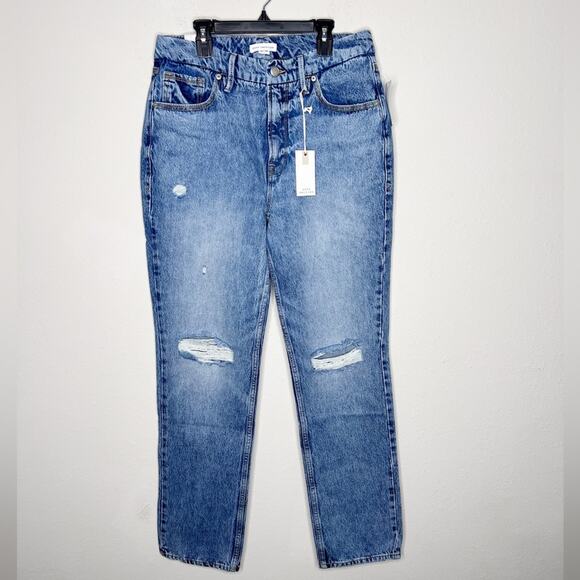 Good American Good '90s Icon in Indigo065 Blue Size 10 - Picture 2 of 5